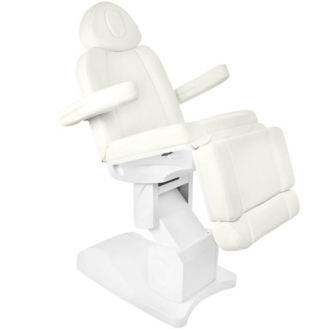 Fotel kosmetyczny elektr. Azzurro 708A 4 siln. biały Fotel kosmetyczny elektr. Azzurro 708A 4 siln. biały