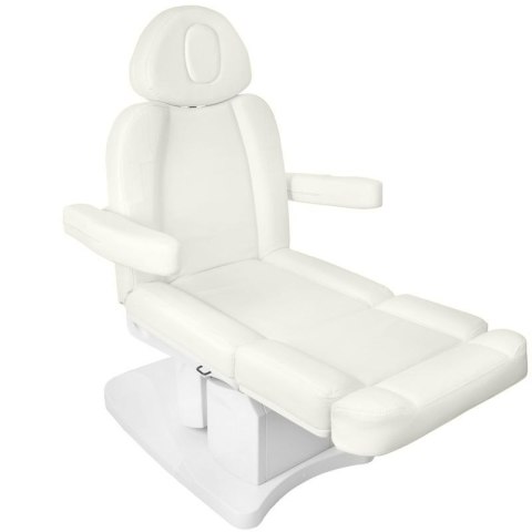 Fotel kosmetyczny elektr. Azzurro 708A 4 siln. biały Fotel kosmetyczny elektr. Azzurro 708A 4 siln. biały