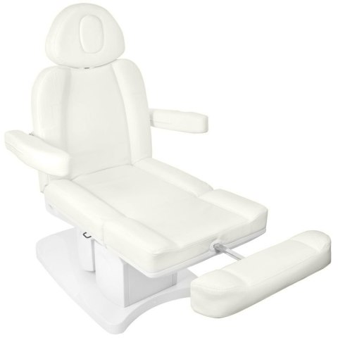 Fotel kosmetyczny elektr. Azzurro 708A 4 siln. biały Fotel kosmetyczny elektr. Azzurro 708A 4 siln. biały