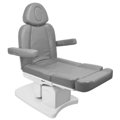 Fotel kosmetyczny elektr. Azzurro 708A 4 siln. szary Fotel kosmetyczny elektr. Azzurro 708A 4 siln. szary