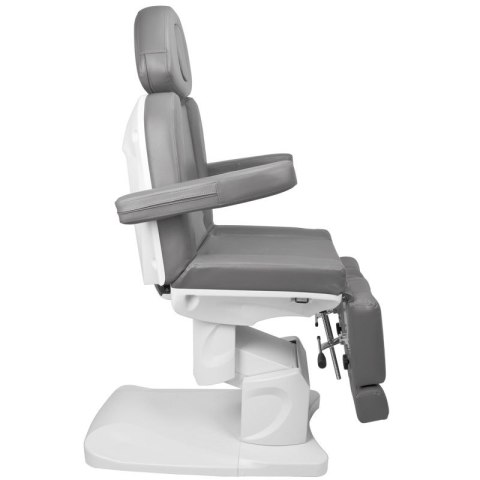 Fotel kosmetyczny elektr. Azzurro 708AS pedi 3 siln. szary Fotel kosmetyczny elektr. Azzurro 708AS pedi 3 siln. szary