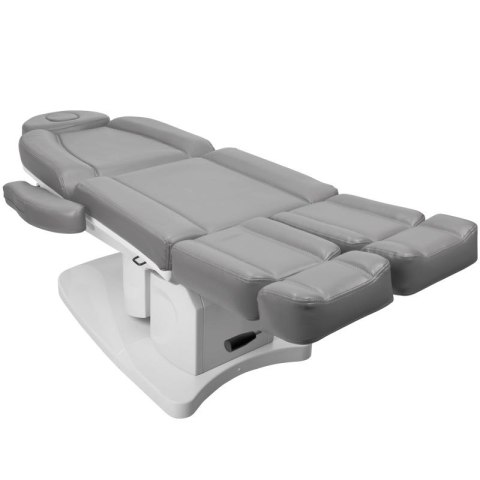 Fotel kosmetyczny elektr. Azzurro 708AS pedi 3 siln. szary Fotel kosmetyczny elektr. Azzurro 708AS pedi 3 siln. szary