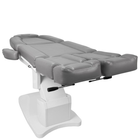 Fotel kosmetyczny elektr. Azzurro 708AS pedi 3 siln. szary Fotel kosmetyczny elektr. Azzurro 708AS pedi 3 siln. szary