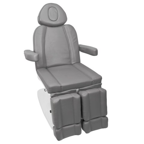 Fotel kosmetyczny elektr. Azzurro 708AS pedi 3 siln. szary Fotel kosmetyczny elektr. Azzurro 708AS pedi 3 siln. szary