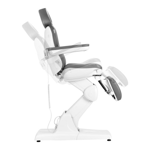 Fotel kosmetyczny elektr. Azzurro 870S pedi 3 siln. szary Fotel kosmetyczny elektr. Azzurro 870S pedi 3 siln. szary