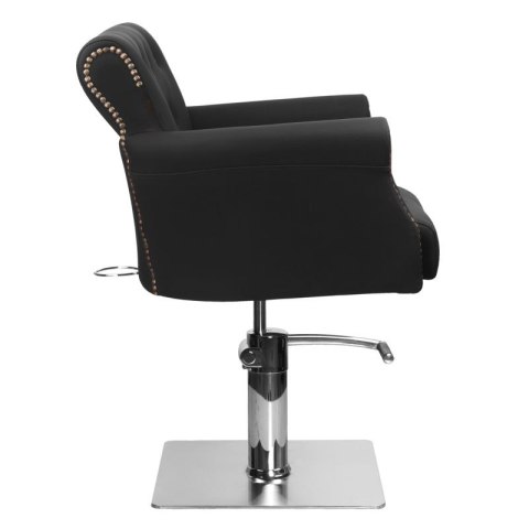 Hair System fotel fryzjerski BER 8541 czarny Hair System fotel fryzjerski BER 8541 czarny