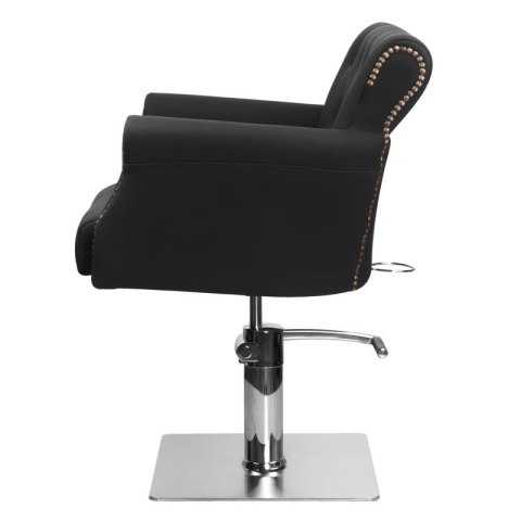 Hair System fotel fryzjerski BER 8541 czarny Hair System fotel fryzjerski BER 8541 czarny