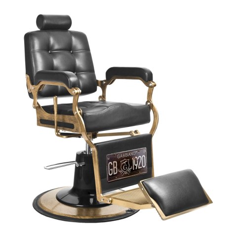 Gabbiano fotel barberski Boss czarny Gabbiano fotel barberski Boss czarny