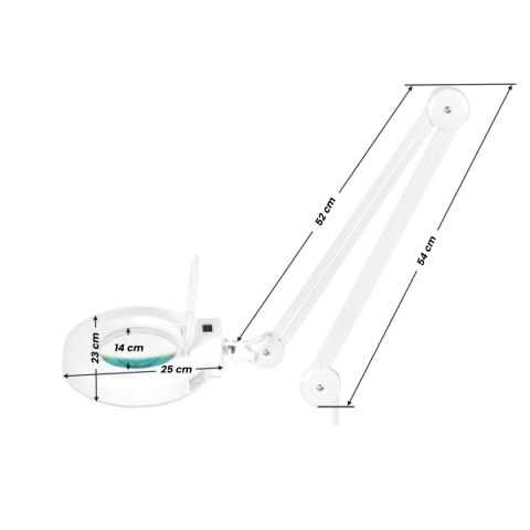 Lampa lupa led S4 + statyw Lampa lupa led S4 + statyw