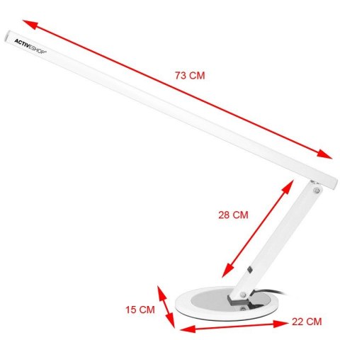 Lampa na biurko Slim led biała Lampa na biurko Slim led biała