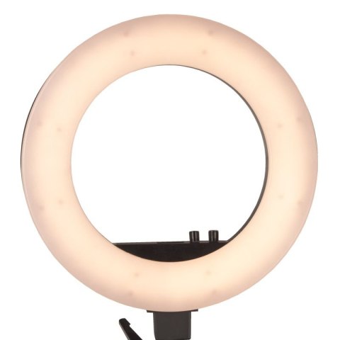 Lampa pierścieniowa Ring light 18" 48W led czarna + statyw Lampa pierścieniowa Ring light 18" 48W led czarna + statyw