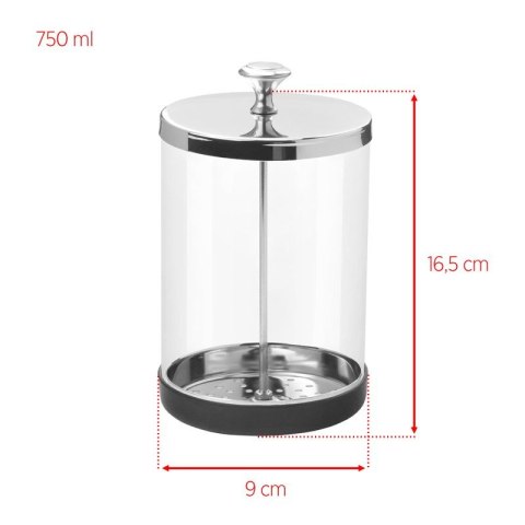 Pojemnik szklany do dezynfekcji narzędzi 750 ml Pojemnik szklany do dezynfekcji narzędzi 750 ml