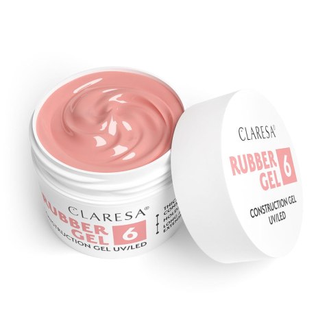 Claresa Żel budujący Rubber żel 6 45g Claresa Żel budujący Rubber żel 6 45g