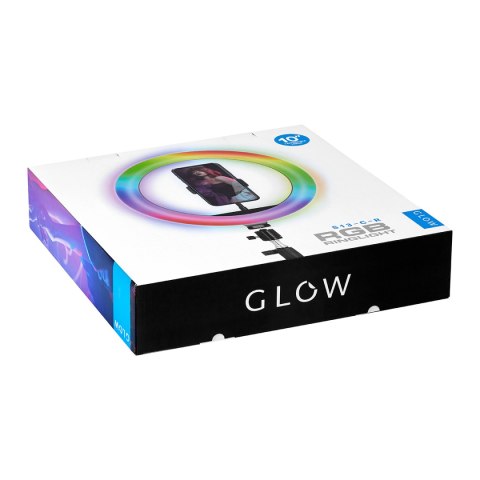 GLOW lampa pierścieniowa ring 10"" RGB bsc ze statywem 10W GLOW lampa pierścieniowa ring 10"" RGB bsc ze statywem 10W