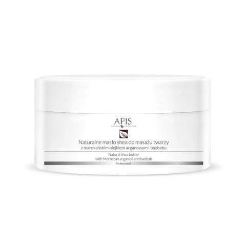 Apis naturalne masło shea z olejkiem argan. do masażu twarzy 100 g Apis naturalne masło shea z olejkiem argan. do masażu twarzy 100 g