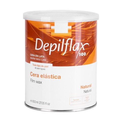 Depilflax wosk do depilacji puszka natural 800 ml FILM WAX Depilflax wosk do depilacji puszka natural 800 ml FILM WAX