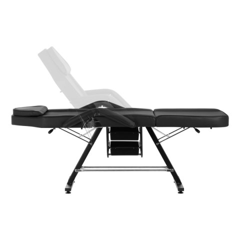 Fotel kosmetyczny Sillon z kuwetami czarny Fotel kosmetyczny Sillon z kuwetami czarny