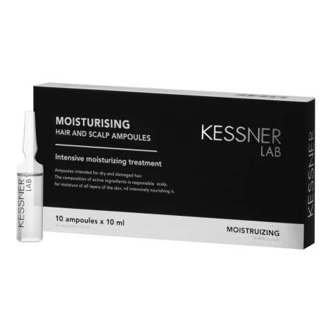 KESSNER LAB Moisturising ampułki do skóry głowy i włosów 10 x 10 ml KESSNER LAB Moisturising ampułki do skóry głowy i włosów 10 x 10 ml