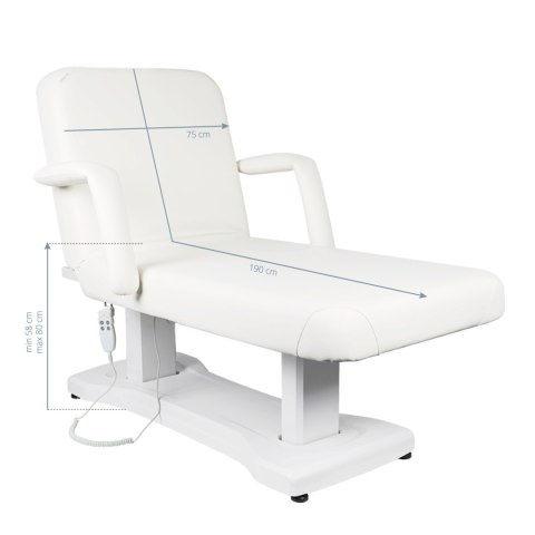 Spa leżanka kosmetyczna Azzurro 819A 3 siln. biała Spa leżanka kosmetyczna Azzurro 819A 3 siln. biała
