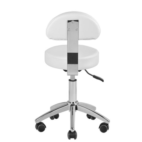 Taboret kosmetyczny do pedicure 304-P biały Taboret kosmetyczny do pedicure 304-P biały