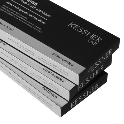 Zestaw ampułek Kessner Lab: Prebiotic, Moisturising, Caffeine Zestaw ampułek Kessner Lab: Prebiotic, Moisturising, Caffeine