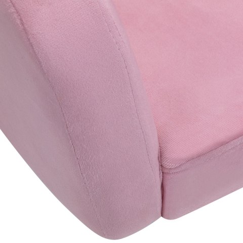 4Rico fotel obrotowy QS-BL14G aksamit różowe 4Rico fotel obrotowy QS-BL14G aksamit różowe