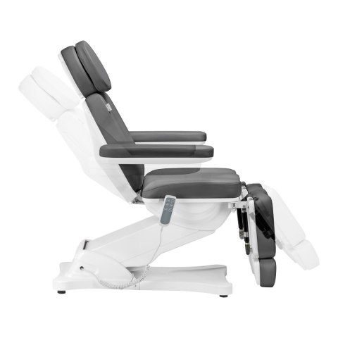 Elektryczny fotel kosmetyczny SILLON CLASSIC 3 silniki z kołyską pedi szary Elektryczny fotel kosmetyczny SILLON CLASSIC 3 silniki z kołyską pedi szary