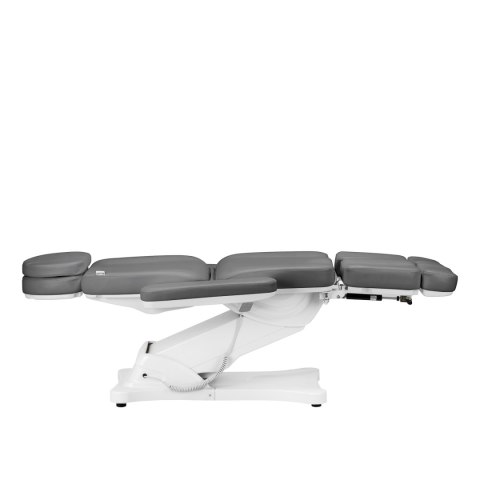 Elektryczny fotel kosmetyczny SILLON CLASSIC 3 silniki z kołyską pedi szary Elektryczny fotel kosmetyczny SILLON CLASSIC 3 silniki z kołyską pedi szary