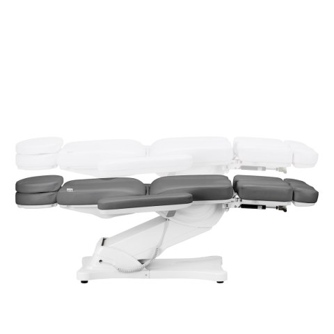 Elektryczny fotel kosmetyczny SILLON CLASSIC 3 silniki z kołyską pedi szary Elektryczny fotel kosmetyczny SILLON CLASSIC 3 silniki z kołyską pedi szary