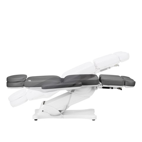 Elektryczny fotel kosmetyczny SILLON CLASSIC 3 silniki z kołyską pedi szary Elektryczny fotel kosmetyczny SILLON CLASSIC 3 silniki z kołyską pedi szary