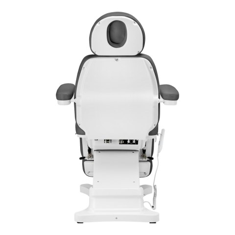 Elektryczny fotel kosmetyczny SILLON CLASSIC 3 silniki z kołyską pedi szary Elektryczny fotel kosmetyczny SILLON CLASSIC 3 silniki z kołyską pedi szary
