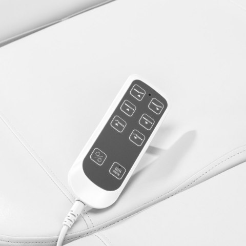 Elektryczny fotel kosmetyczny SILLON Luxury 3 silniki biały sterowanie nożne Elektryczny fotel kosmetyczny SILLON Luxury 3 silniki biały sterowanie nożne