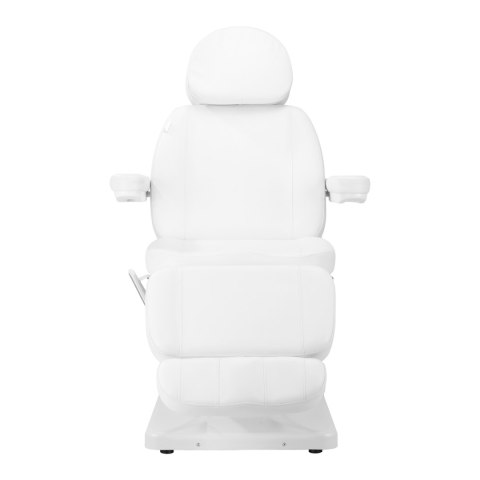 Elektryczny fotel kosmetyczny SILLON Luxury 3 silniki biały Elektryczny fotel kosmetyczny SILLON Luxury 3 silniki biały