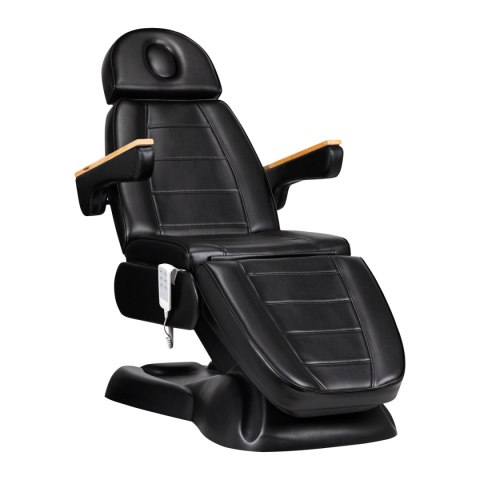 Fotel kosmetyczny elektryczny SILLON Lux 273b 3 silniki czarny Fotel kosmetyczny elektryczny SILLON Lux 273b 3 silniki czarny