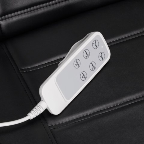 Fotel kosmetyczny elektryczny SILLON Lux 273b 3 silniki czarny Fotel kosmetyczny elektryczny SILLON Lux 273b 3 silniki czarny