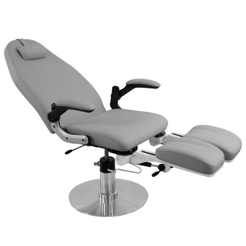 Fotel podologiczny hydrauliczny Azzurro 713A szary Fotel podologiczny hydrauliczny Azzurro 713A szary