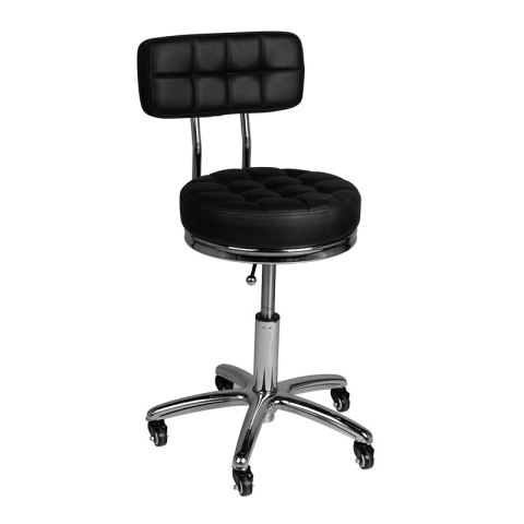 Taboret kosmetyczny AM-877 czarny Taboret kosmetyczny AM-877 czarny
