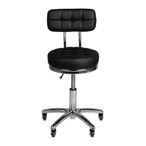 Taboret kosmetyczny AM-877 czarny Taboret kosmetyczny AM-877 czarny