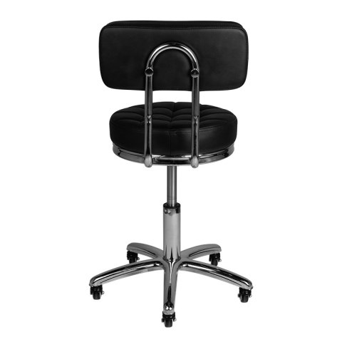Taboret kosmetyczny AM-877 czarny Taboret kosmetyczny AM-877 czarny