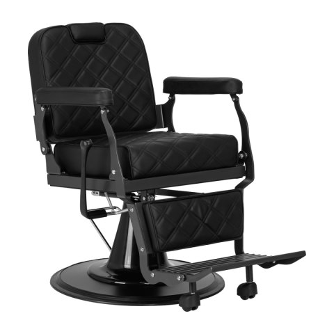 Fotel Barberski Carlos Czarny Fotel Barberski Carlos Czarny