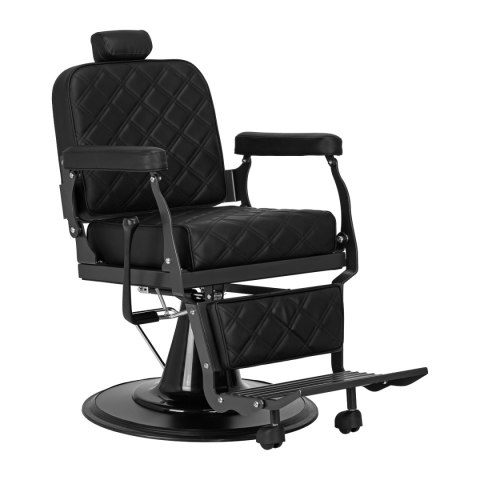 Fotel Barberski Carlos extra Czarny Fotel Barberski Carlos extra Czarny