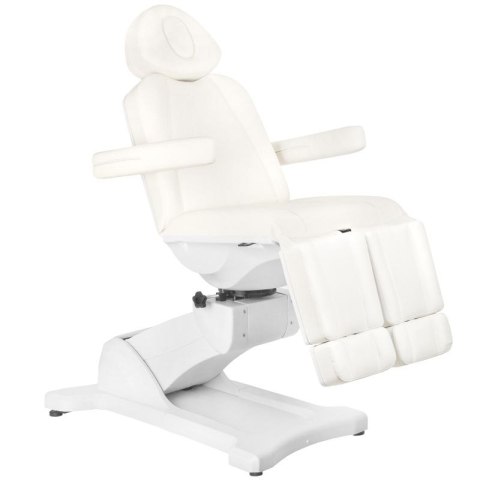 Fotel kosmetyczny elektr. Azzurro 869AS pedi obrotowy 5 siln. biały Fotel kosmetyczny elektr. Azzurro 869AS pedi obrotowy 5 siln. biały