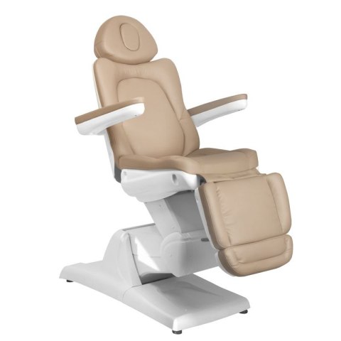 Fotel kosmetyczny elektr. Azzurro 870 3 siln. cappuccino Fotel kosmetyczny elektr. Azzurro 870 3 siln. cappuccino