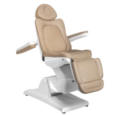 Fotel kosmetyczny elektr. Azzurro 870 3 siln. cappuccino Fotel kosmetyczny elektr. Azzurro 870 3 siln. cappuccino