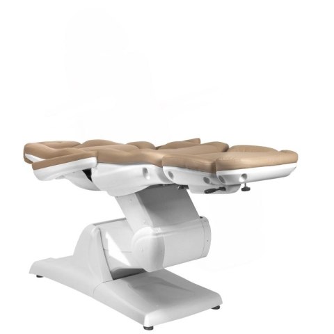 Fotel kosmetyczny elektr. Azzurro 870 3 siln. cappuccino Fotel kosmetyczny elektr. Azzurro 870 3 siln. cappuccino