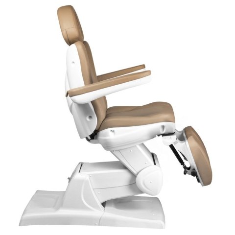 Fotel kosmetyczny elektr. Azzurro 870S pedi 3 siln. cappuccino Fotel kosmetyczny elektr. Azzurro 870S pedi 3 siln. cappuccino
