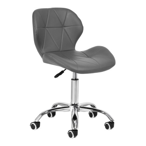Taboret kosmetyczny QS-06 szary Taboret kosmetyczny QS-06 szary