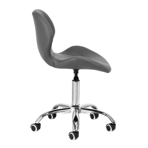 Taboret kosmetyczny QS-06 szary Taboret kosmetyczny QS-06 szary