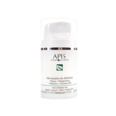 Apis mix kwasów 40 %, fitowy + pirogron. + mlekowy + ferul.50 ml Apis mix kwasów 40 %, fitowy + pirogron. + mlekowy + ferul.50 ml