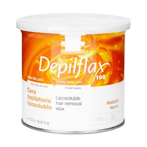 DEPILFLAX WOSK DO DEPILACJI PUSZKA 500ML NATURALNY DEPILFLAX WOSK DO DEPILACJI PUSZKA 500ML NATURALNY
